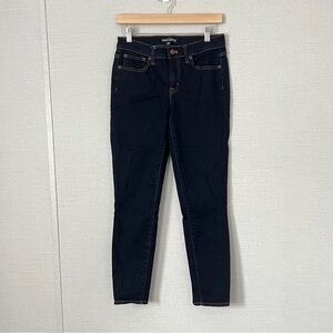 J.Crew NWOT Blue Denim Mid Rise Dark Wash Skinny Jeans Stretch Womens Size 27X28